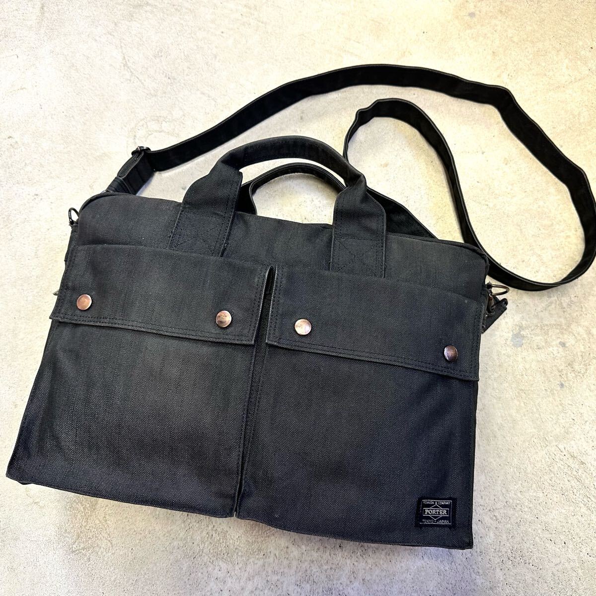 PORTER ポータースモーキー 2way ショルダーバッグ ブリーフケース