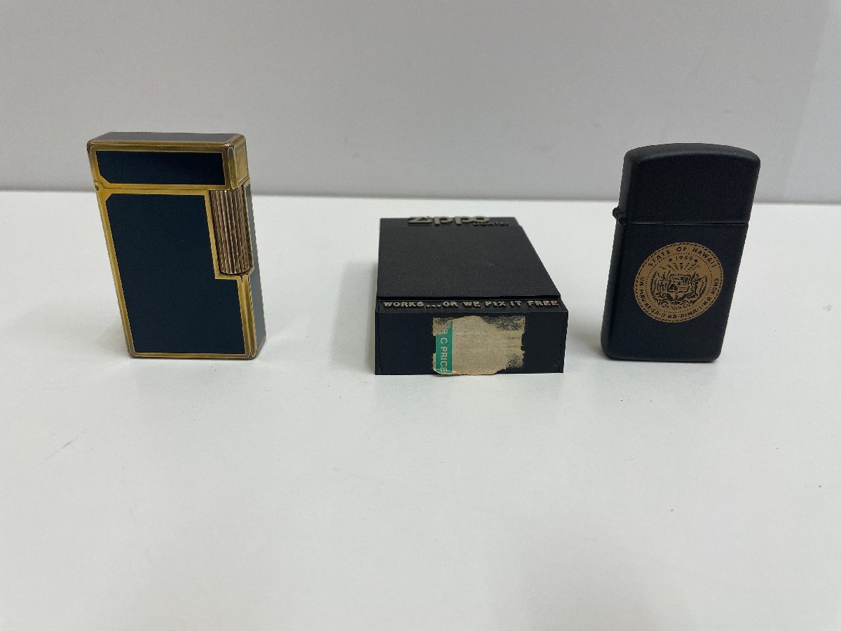 デュポン ライター 都彭 ゴールド ブラック 黒 ガスライター S Dupont 