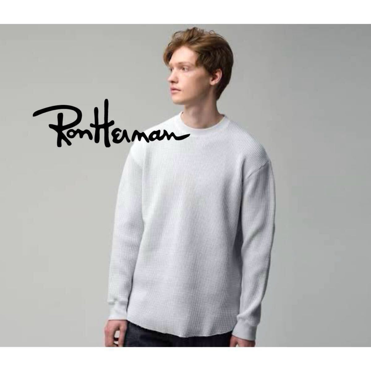 Ron Herman】潮感香る淡色ワッフルTEE◎!!RHC ロンハーマン 定価2.1万 