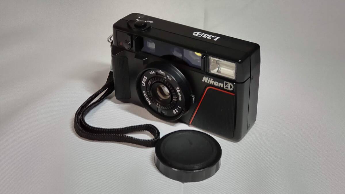 美品 Nikon L35 AD 動作確認済み 初代ピカイチ コンパクトフィルム
