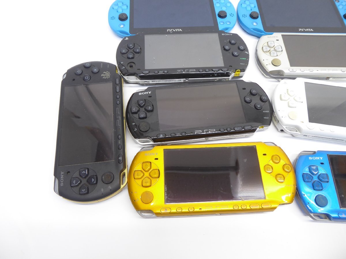 ジャンク SONY PSVITA 7台 PSP 9台 計16台 ゲーム機本体 △WE2104