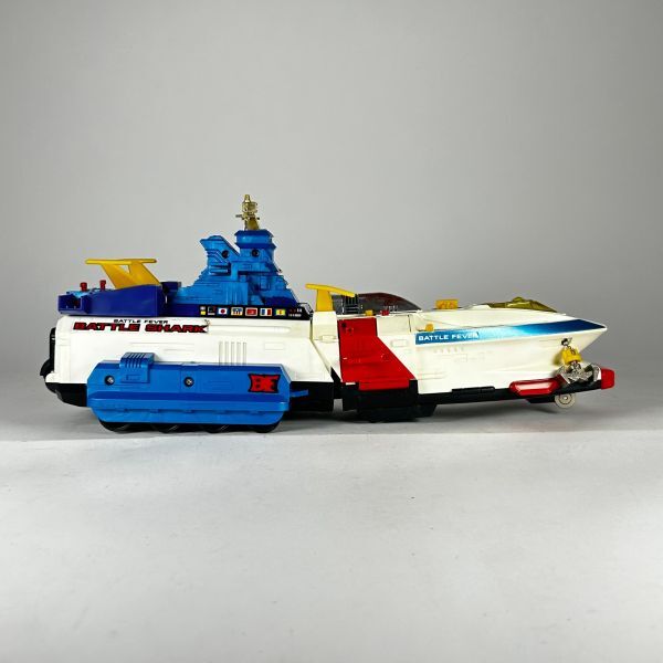 当時物 ポピー DX バトルシャーク バトルフィーバー J 超合金 母艦 戦艦 BATTLE FEVER 現状品 バトルフィーバーJ ポピー 超合金 超合金(超 昭和レトロ 当時物東映・テレビ朝日・ポピー