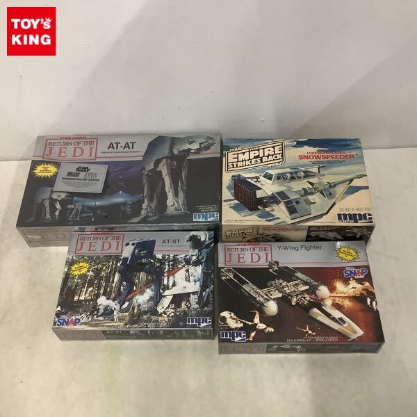 1円〜 未開封含 mpc STAR WARS AT-ST、Y-ウィングファイター 等 MPC