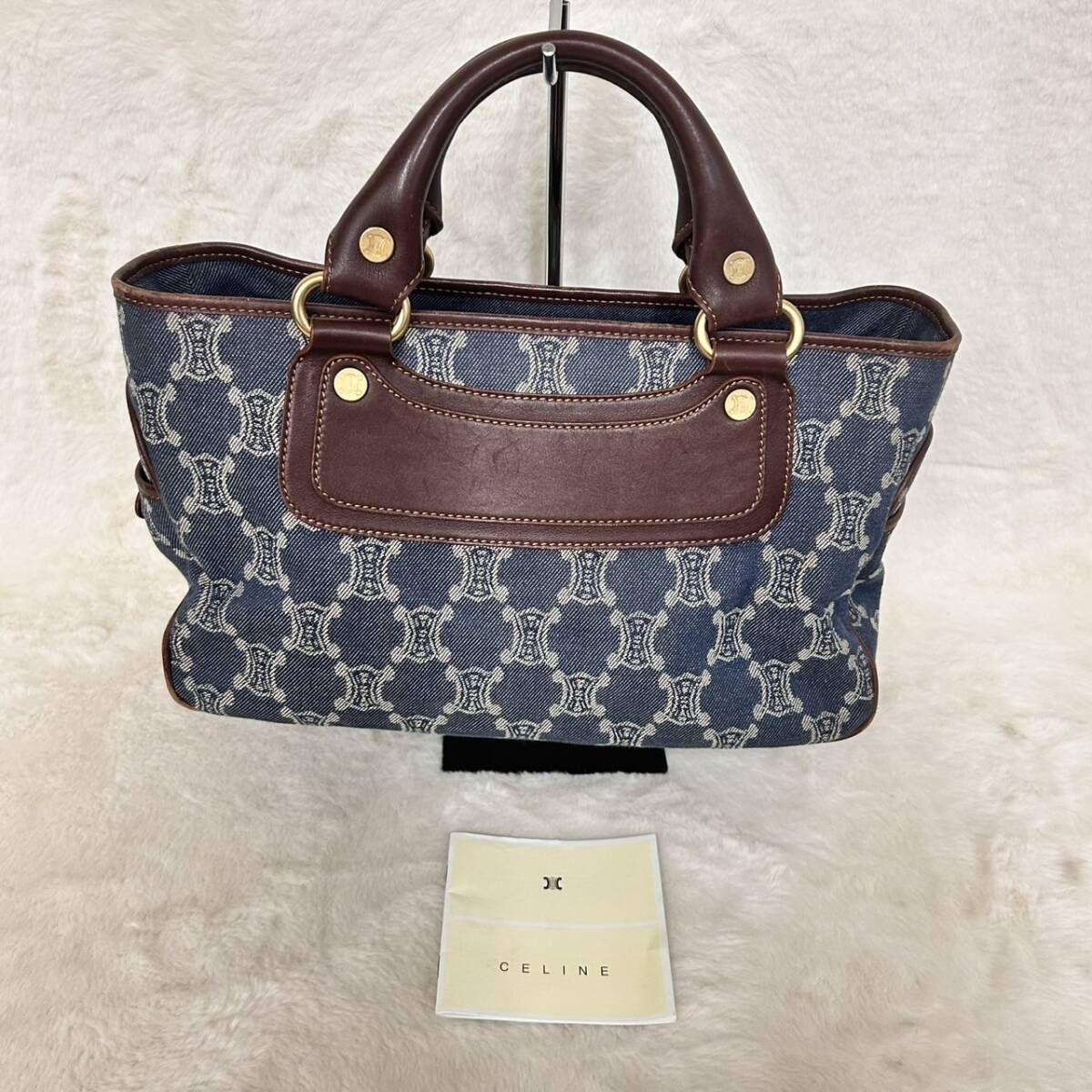 ご注文 CELINE セリーヌ Cマカダム トリオンフ ブギーバッグ 