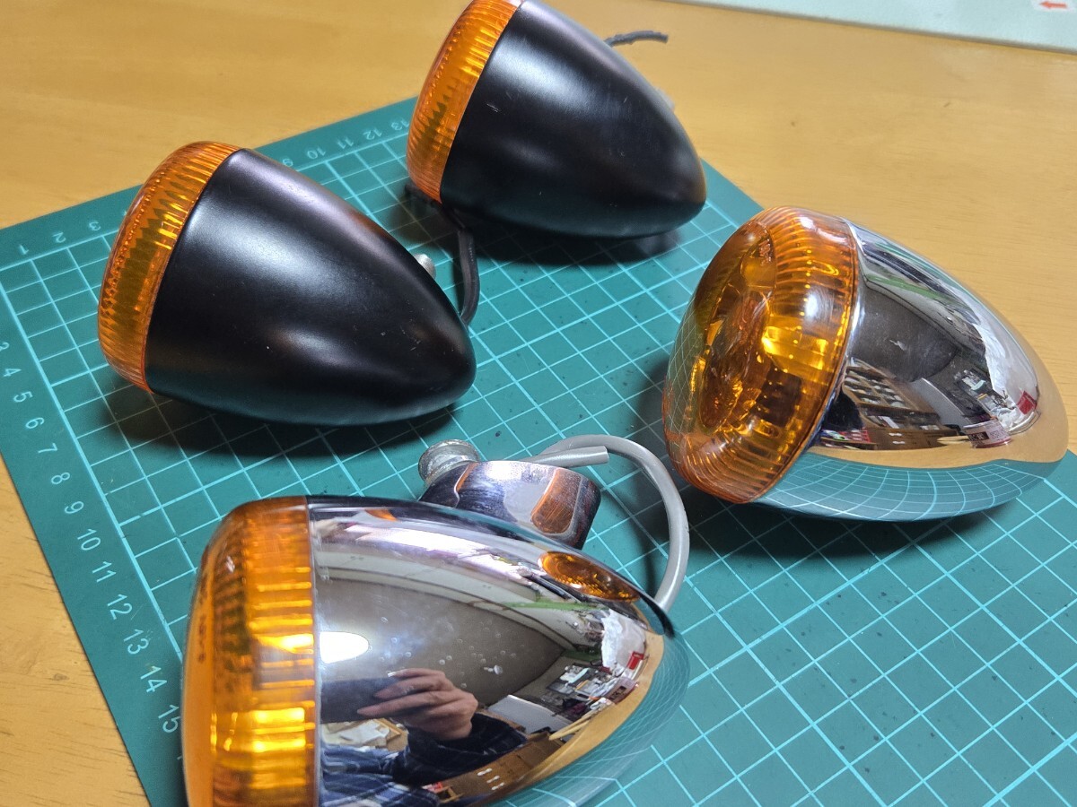 □良品/即決送料無料□ハーレーダビッドソン純正 前後ウインカーセット