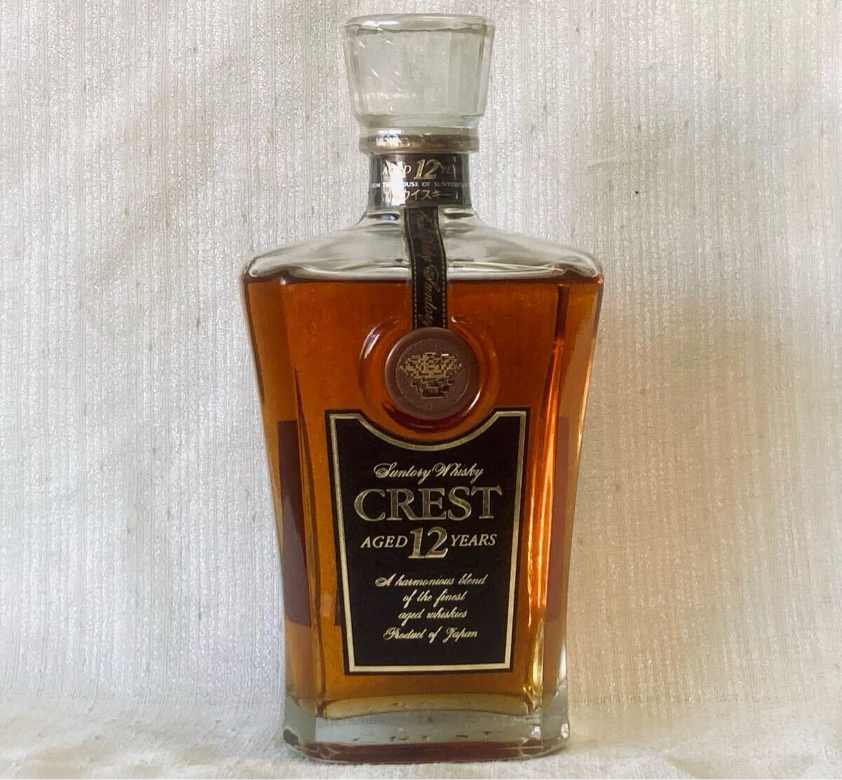 H 未開栓 サントリー ウイスキー クレスト SUNTORY WHISKY CREST 12年