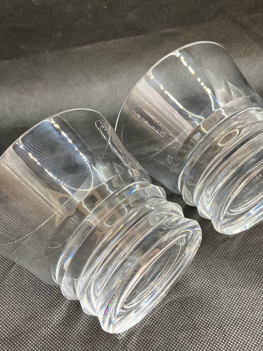 豊富な，限定セール 【中古】Baccarat バカラ ペアグラス 2客 ペア クリスタルグラス 食器 箱無 コップ オシャレ ブランド