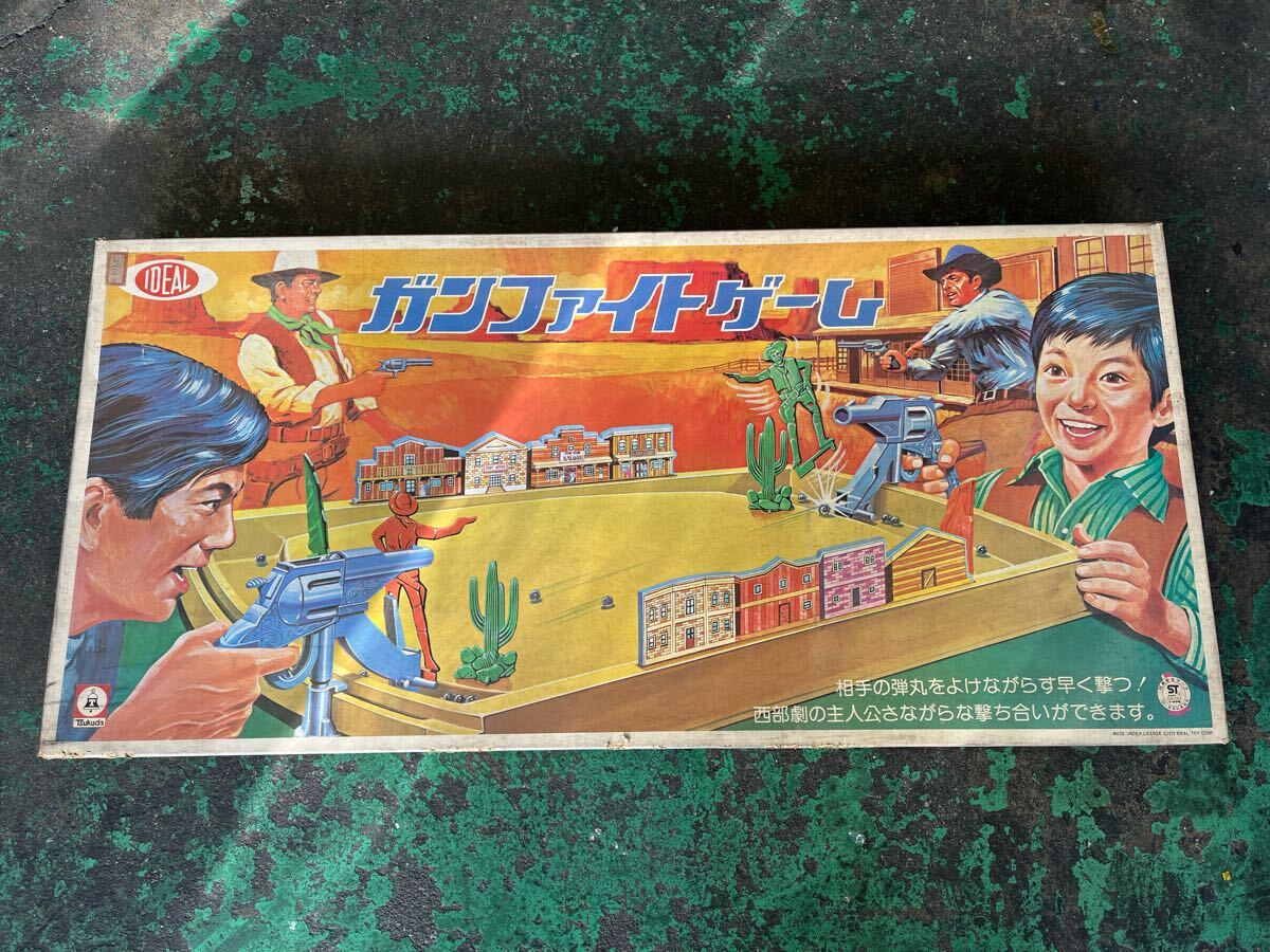 ツクダオリジナル　ガンファイトゲーム　 当時物 昭和レトロ ボードゲーム　未使用？
