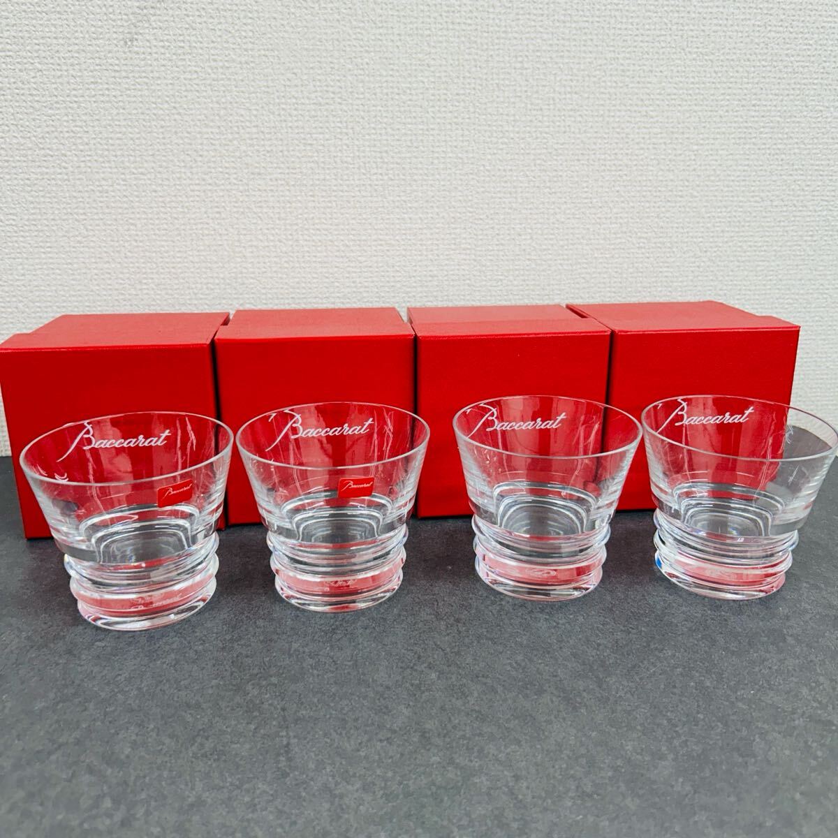 1円〜】新品未使用/自宅保管品 Baccarat バカラ ベガ ロックグラス 4客 
