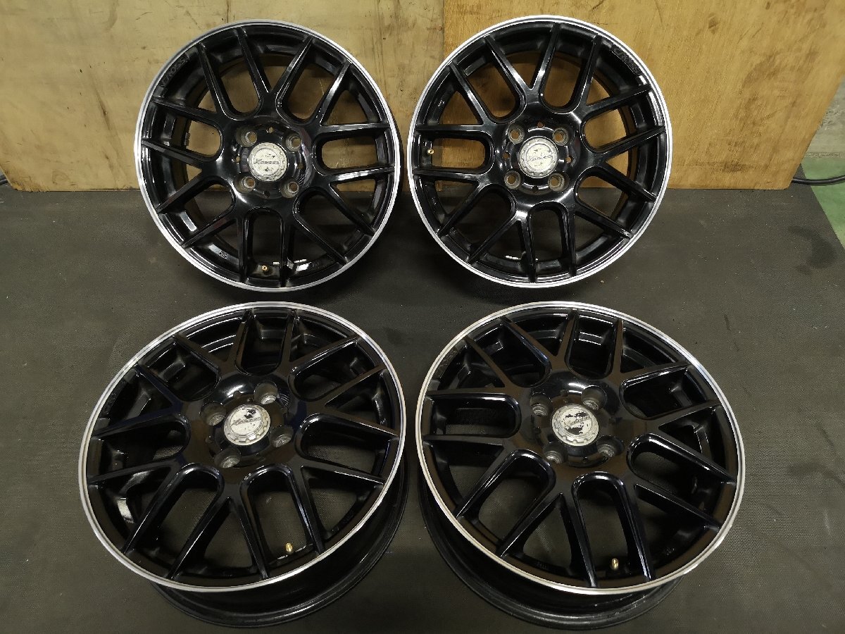 ● ホイール 4本 HOTSTUFF X-SPEED 15x5.5J+48 100 4H_1