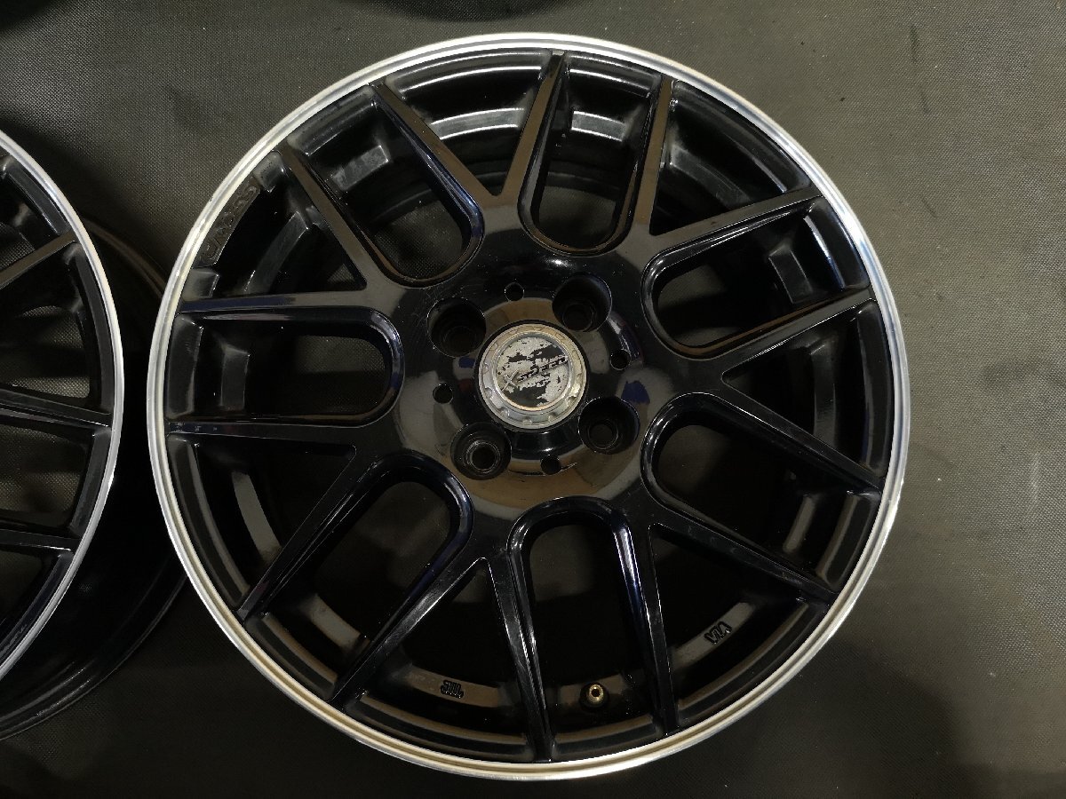 ● ホイール 4本 HOTSTUFF X-SPEED 15x5.5J+48 100 4H_6