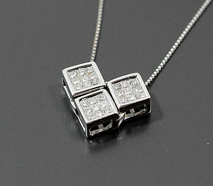 100 K18WG オパール ネックレス 1.00CT 鑑付K18WGキラキラ煌めき 100 K18WG オパール ネックレス 1.00CT 鑑付K18WGキラキラ煌めき