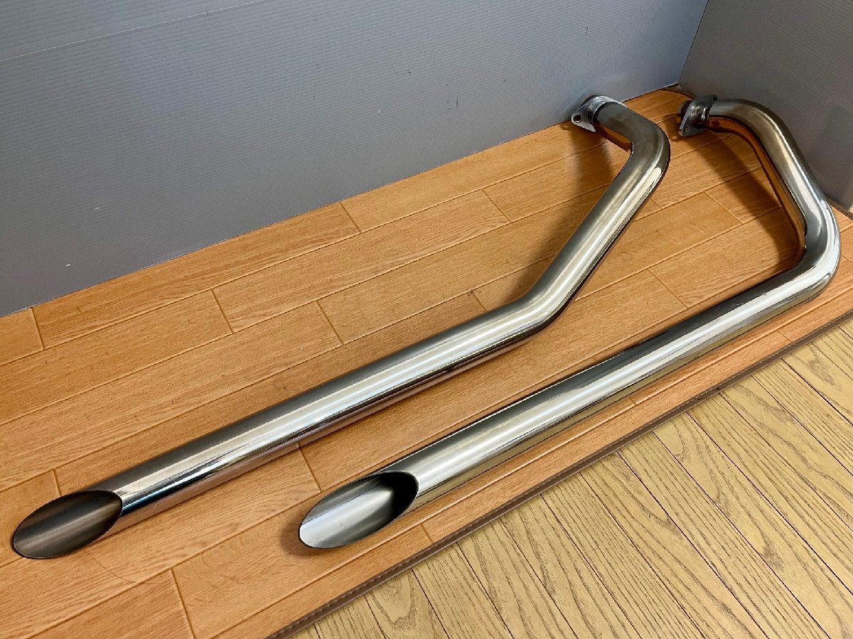 ナオさん専用HONDAシャドウ⁄スラッシャー400用ドラッグパイプマフラー 