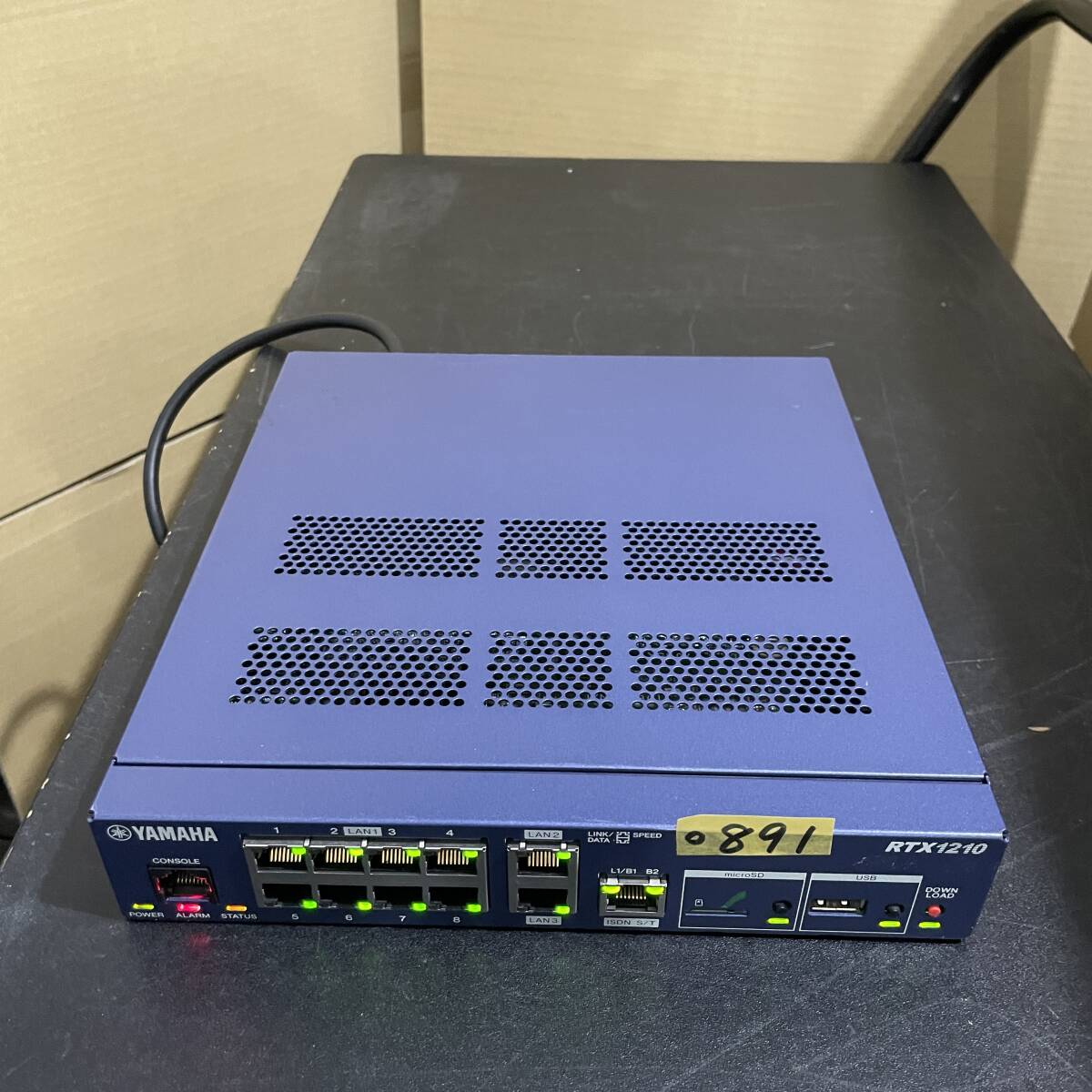ヤ)〇891【通電OK】YAMAHA RTX1210 ギガアクセス VPN ルーター 端末