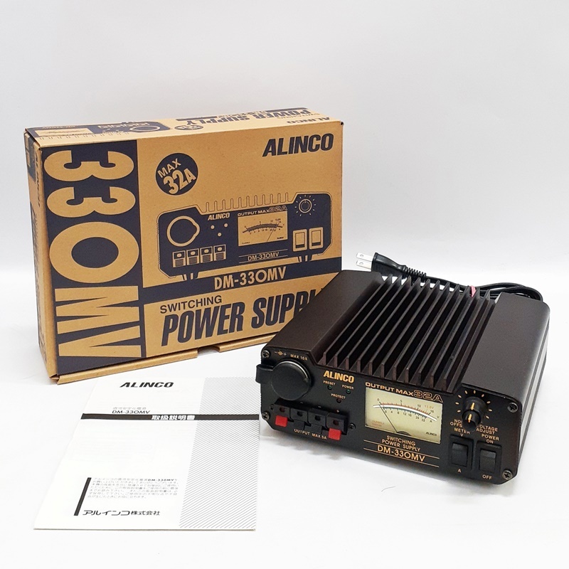 ジャンク) 通電のみ確認 ALINCO 無線機器用 安定化電源器 DM-330MV