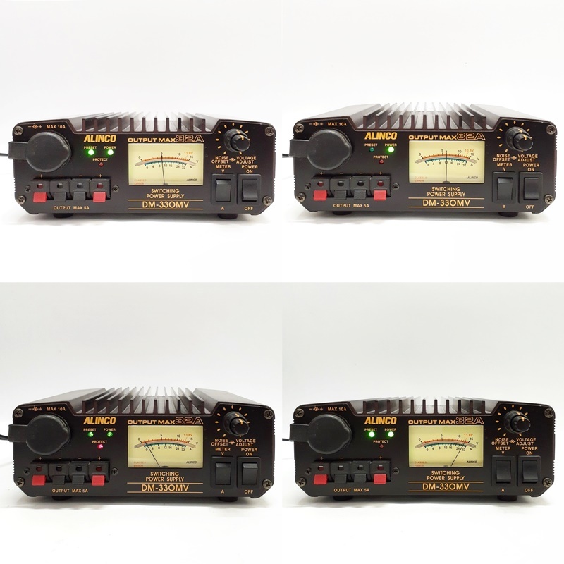 ジャンク) 通電のみ確認 ALINCO 無線機器用 安定化電源器 DM-330MV