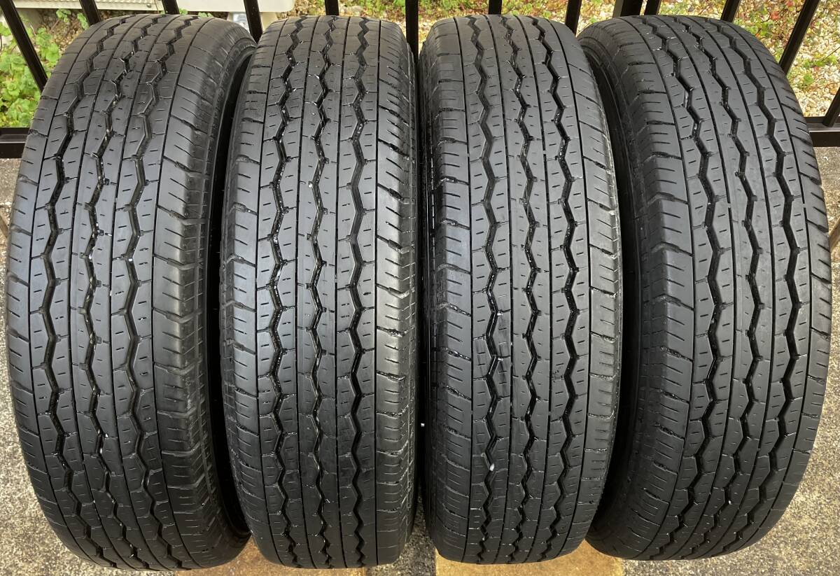 TH-18【バリ山】ブリヂストン！165/80R13 90/88N LT！SET BRIDGESTONE RD-613 - みんカラ STEELの価格比較 BRIDGESTONE”RD613
