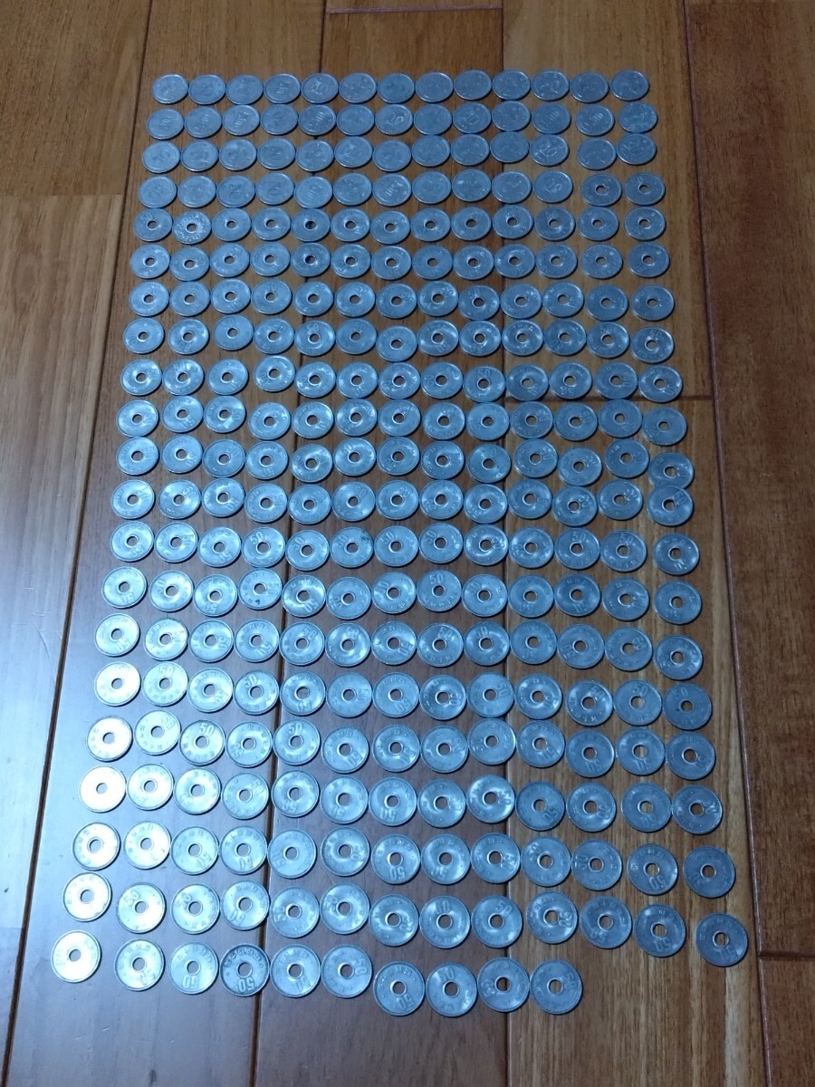 ５０円硬貨 ２７０枚まとめて 昭和３０年から４１年ま(50円)