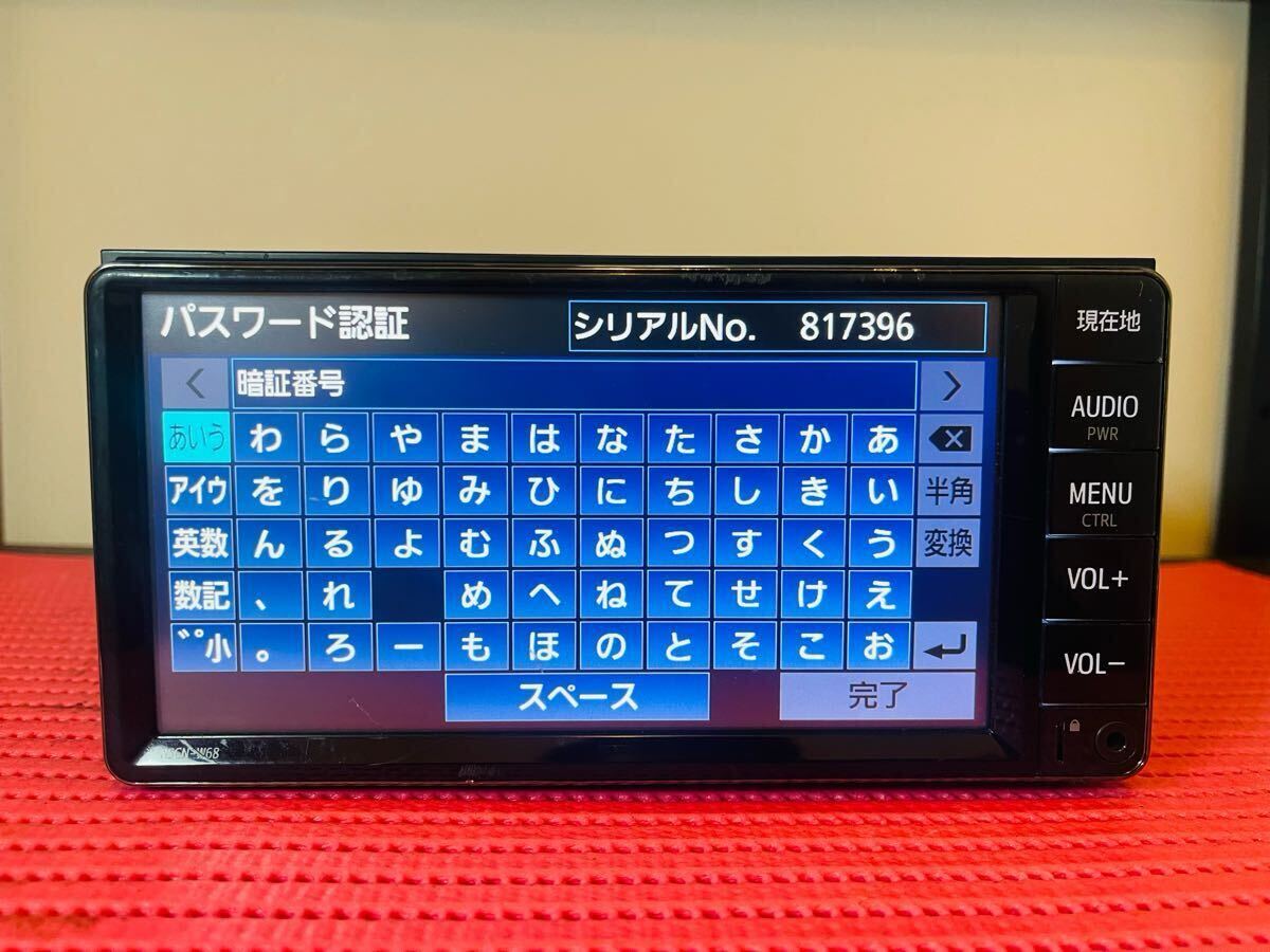 トヨタ NSCN-W68 ナビゲーション（2019年版地図データ付き） トヨタ