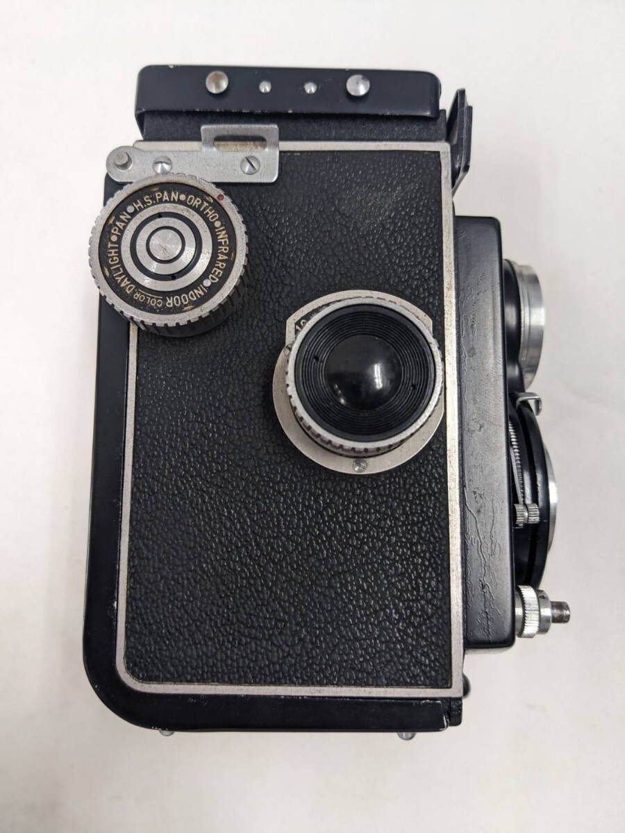 1円スタート！動作未確認 ORIENTIII /HACHIYO Alpenflex 1:3.5 f=7.5cm フィルムカメラ アナログカメラ レトロ 二眼レフ_3