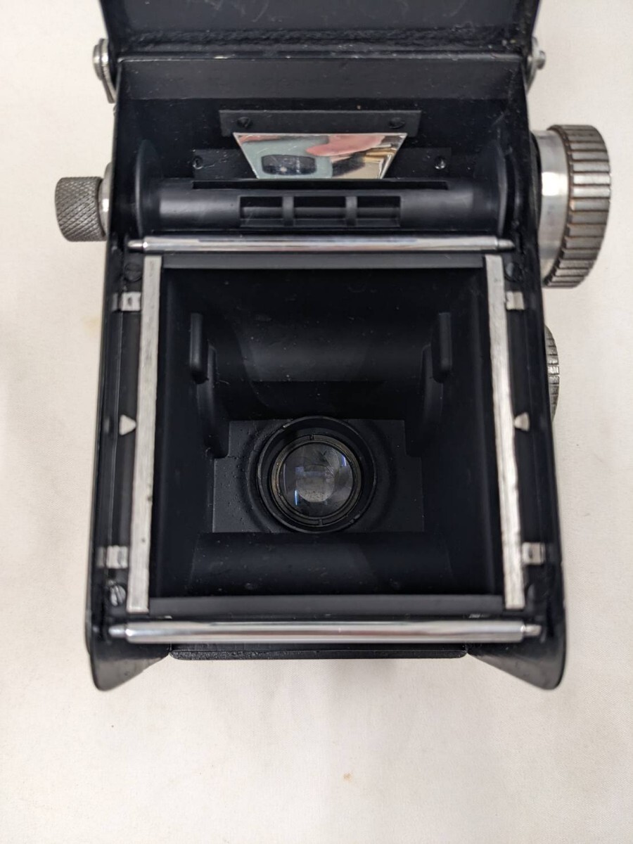 1円スタート！動作未確認 ORIENTIII /HACHIYO Alpenflex 1:3.5 f=7.5cm フィルムカメラ アナログカメラ レトロ 二眼レフ_8