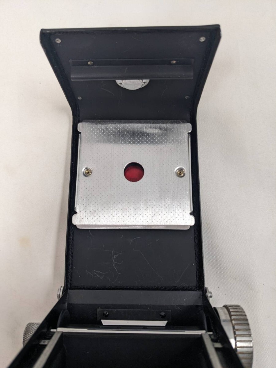 1円スタート！動作未確認 ORIENTIII /HACHIYO Alpenflex 1:3.5 f=7.5cm フィルムカメラ アナログカメラ レトロ 二眼レフ_9