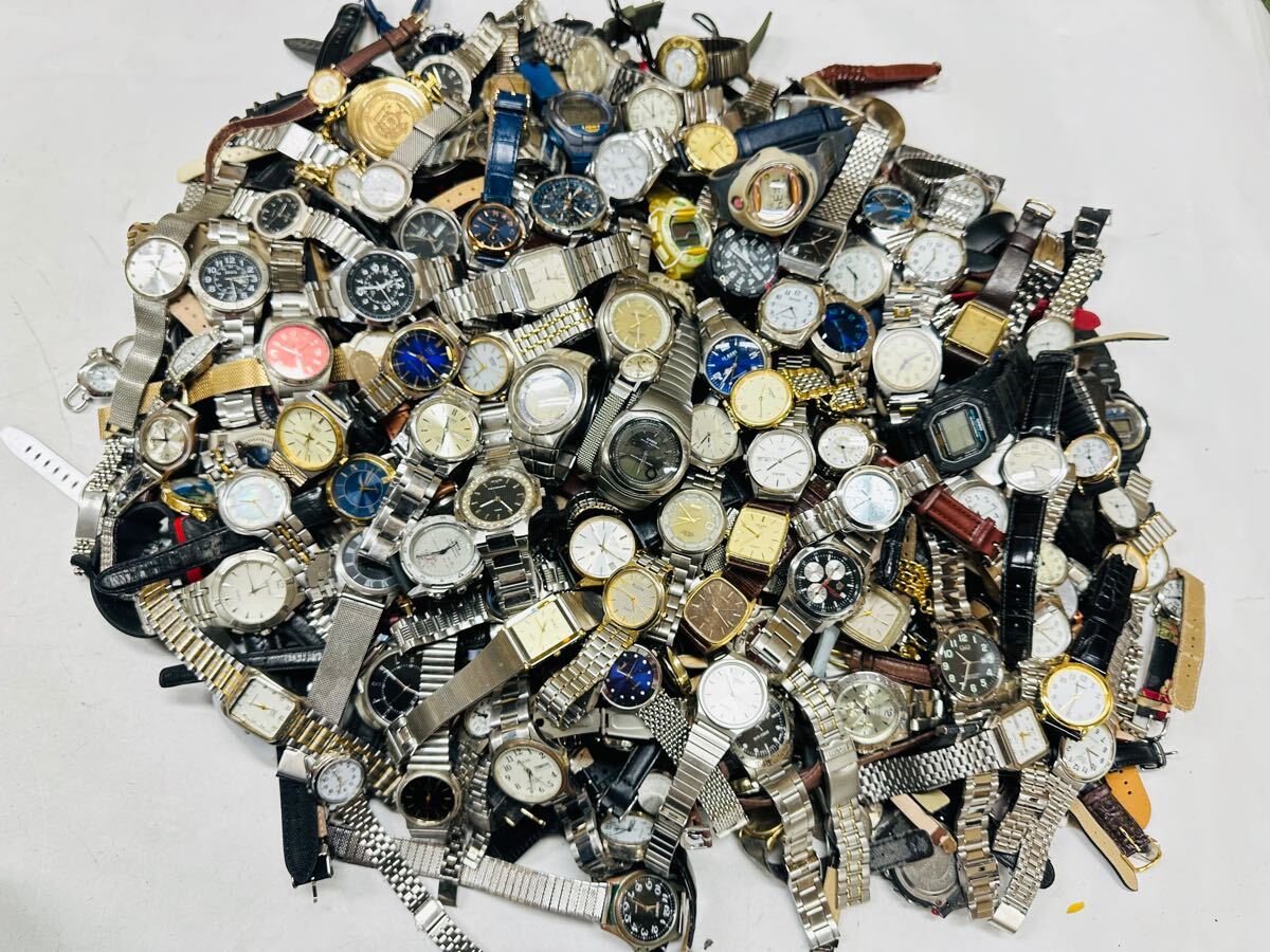 ジャンク腕時計 ２０個 SEIKO、CITIZEN、CASIO等 腕時計 大量 約20kg セイコー シチズン カシオ TISSOT carven TECHNOS
