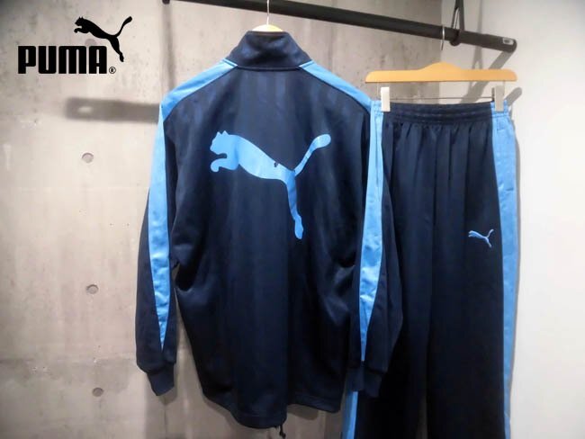 PUMA プーマ バックロゴプリント ジャージ セットアップ S-M M