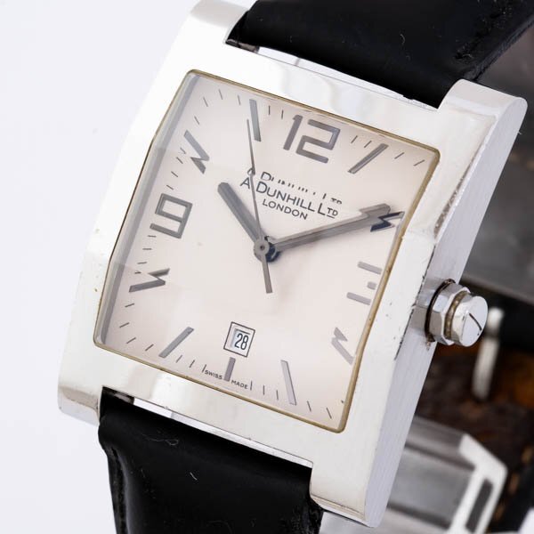 dunhill ダンヒル 8031 ファセット スクエア カットガラス クォーツ