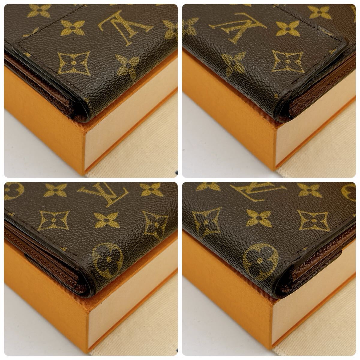 3897【美品】LOUIS VUITTON ルイヴィトン モノグラム ポルトフォイユ 