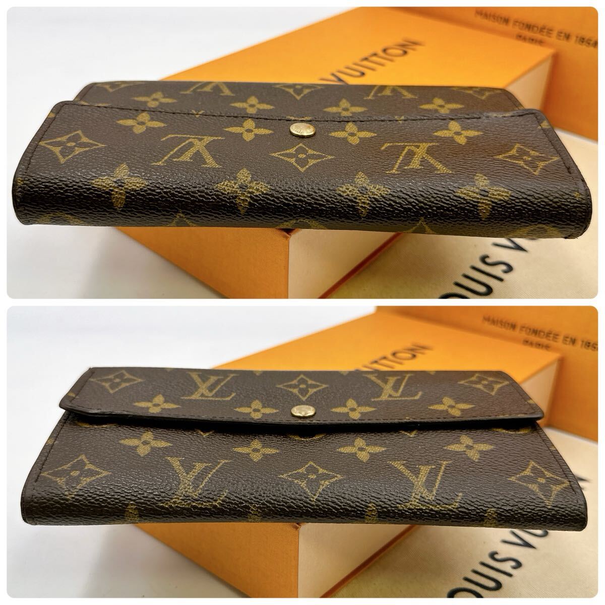 3897【美品】LOUIS VUITTON ルイヴィトン モノグラム ポルトフォイユ 