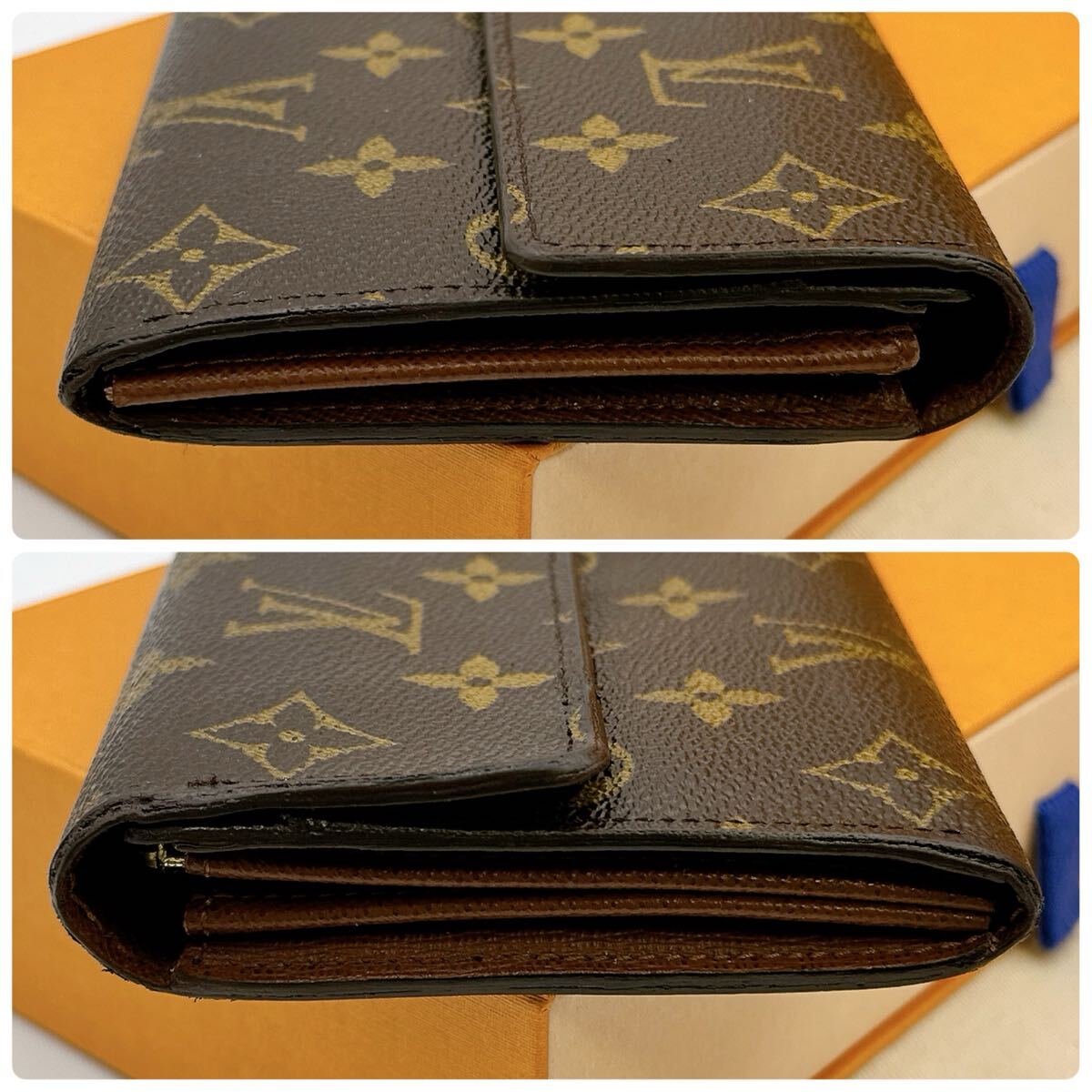 3897【美品】LOUIS VUITTON ルイヴィトン モノグラム ポルトフォイユ 