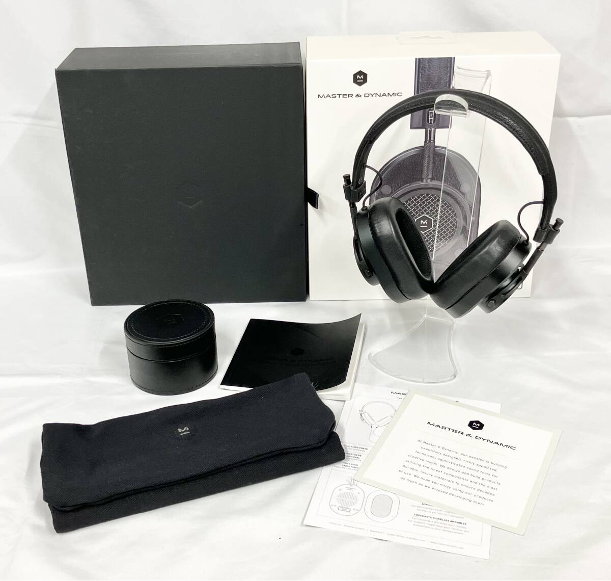 MASTER & DYNAMIC MH40 (BLACK/BLACK) ヘッドホン 【公式通販】