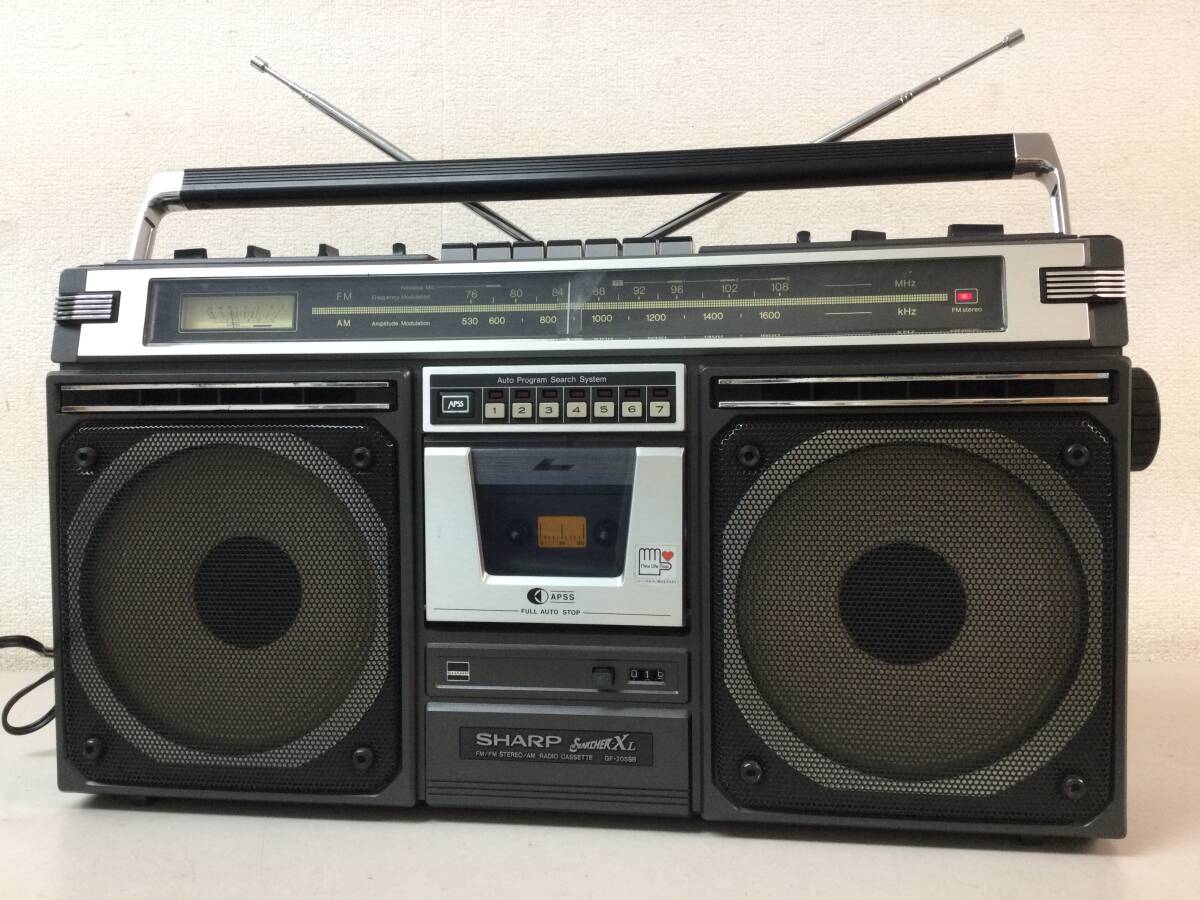 SHARP シャープ THE SEARCHER-XL GF-204 大型ラジカセ - ラジカセ
