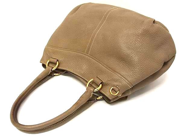1円 PRADA プラダ レザー ネームタグ付き ハンドバッグ トート 1円 PRADA プラダ レザー ネームタグ付き ハンドバッグ トート