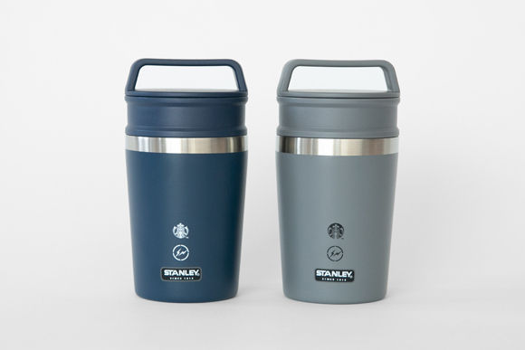 スターバックス 藤原ヒロシ Fragument STANLEY フラグメント×スタンレー ネイビー グレー ステンレスボトル 新品未使用 fragment フラグメント スターバックス ステンレスボトル 当たらないと買えないスターバックス、、 design」コラボレーションモデル登場