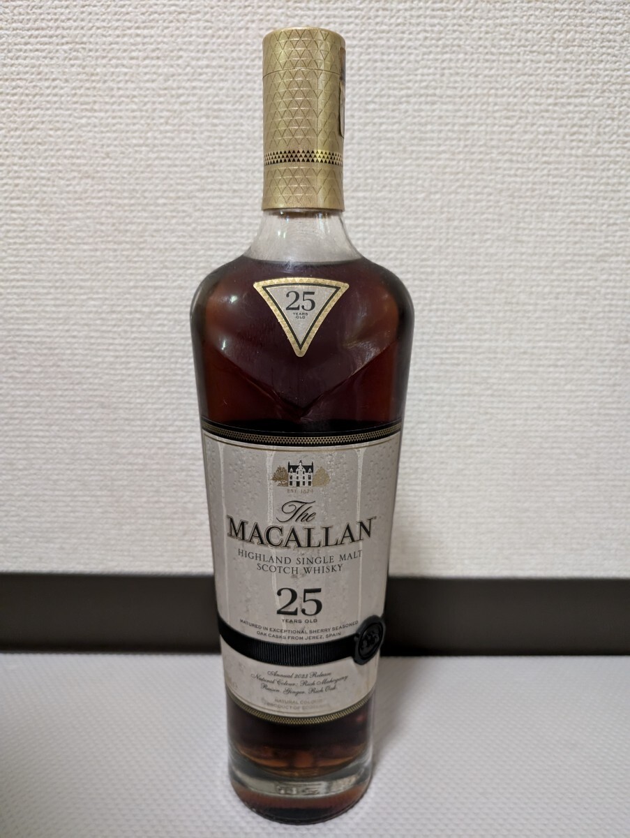 ザ マッカラン The MACALLAN 25年 2023リリース シングルモルト スコッチ ウイスキー(ハイランド)｜売買されたオークション情報、yahooの商品情報をアーカイブ公開 - オークファン シングルモルト