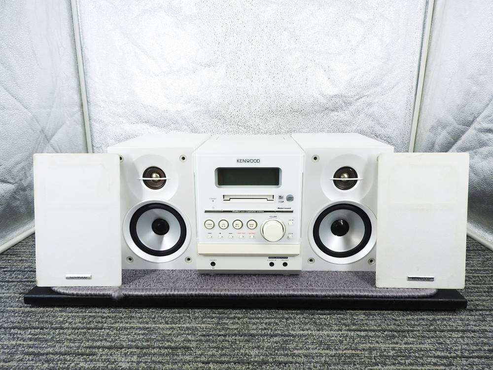 KENWOOD ケンウッド☆ミニコンポ RXD-SZ3MD CD/MD/カセット 視聴確認