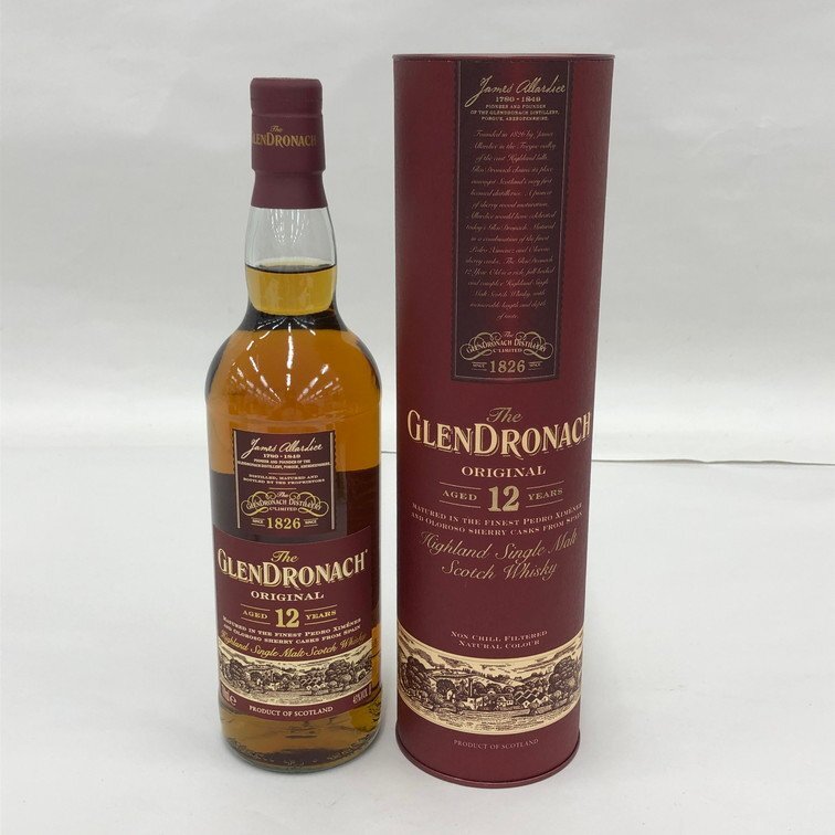 グレンドロナック12年 旧ボトル 43% 700ml 2本セット 未開栓古酒