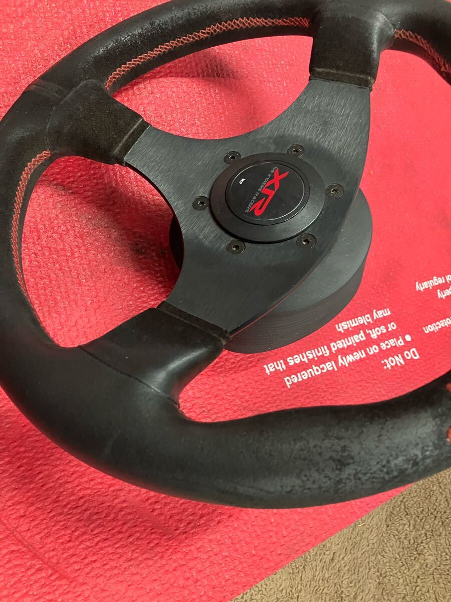 j'sレーシング　ステアリング ハンドル　ジェイズレーシング　FD2ステアリングボス付き　MOMO_2