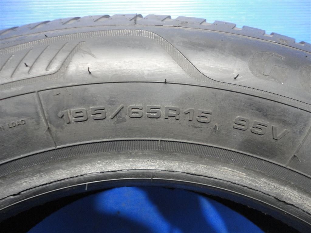 未使用品 2022年製 10分山 2本セット オールシーズンタイヤ グッドイヤー YZ/★ Vector 4Seasons 【195/65R15】 2本★QC0168_6