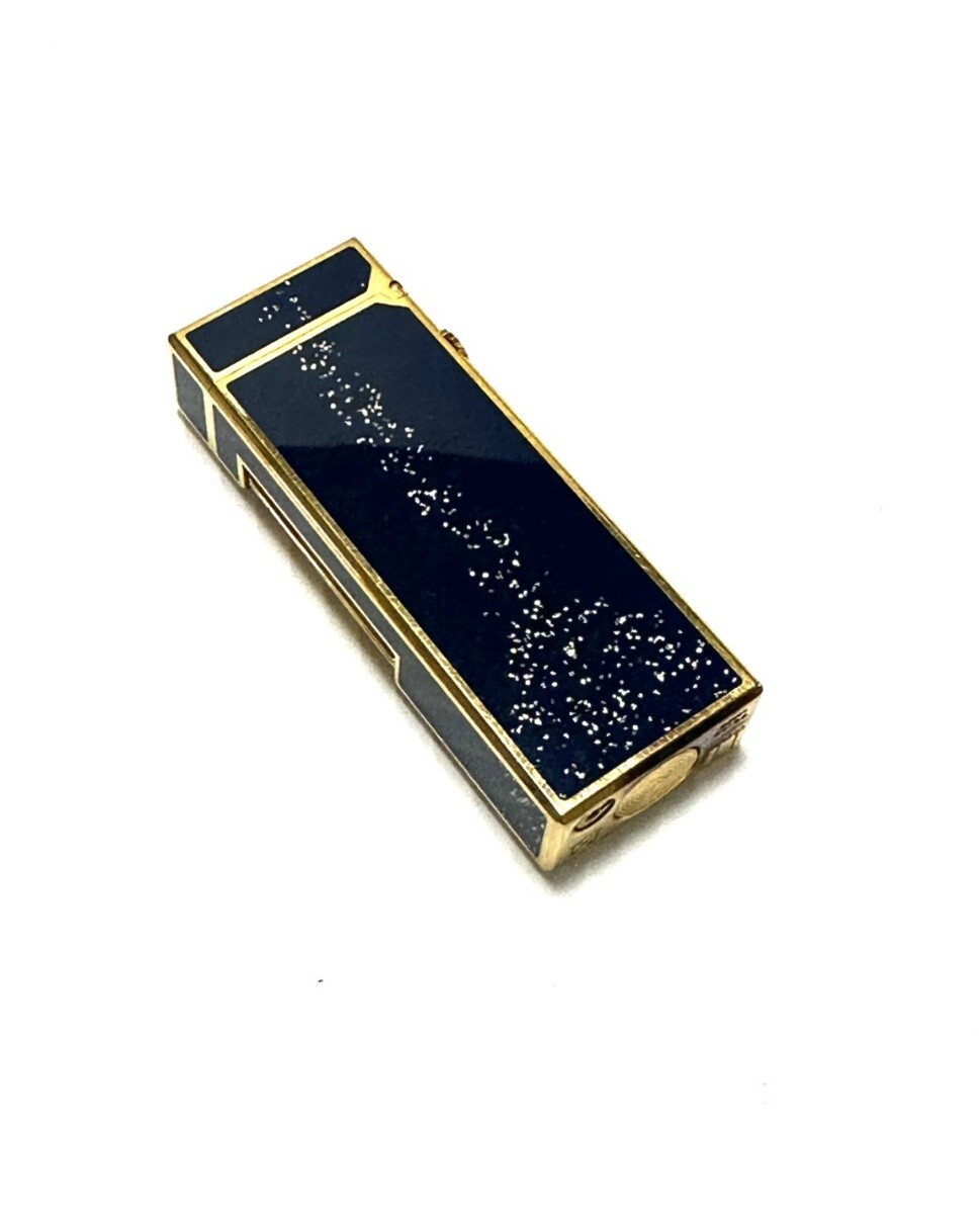 dunhill ダンヒル ガスライター ローラー式 ネイビー 喫煙具 喫煙グッズ_2