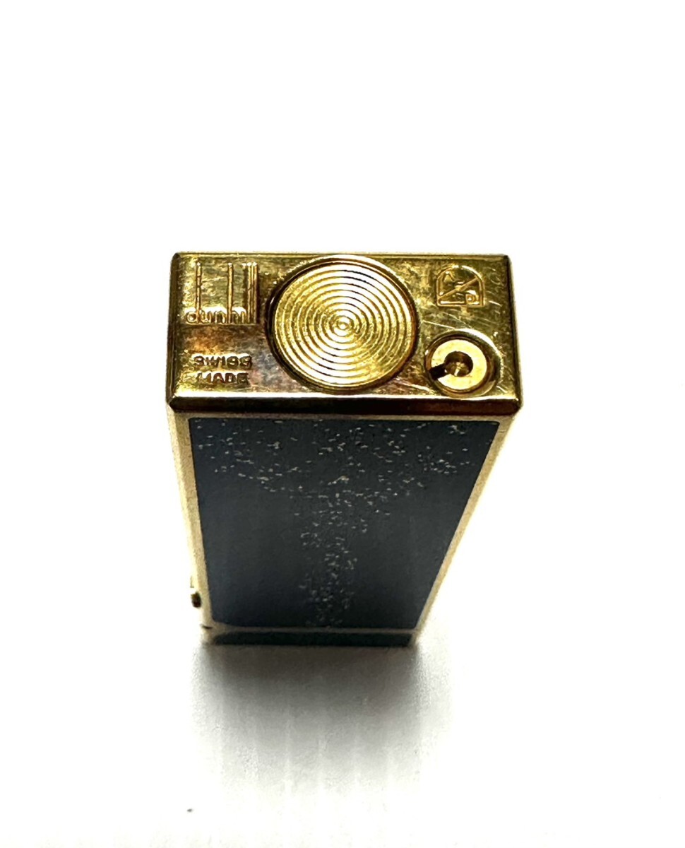 dunhill ダンヒル ガスライター ローラー式 ネイビー 喫煙具 喫煙グッズ_5