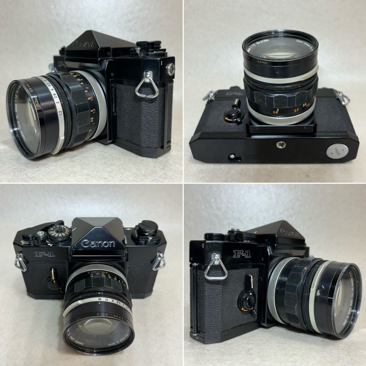 W3 - 9） Canon キャノン F-1 フィルムカメラ LENS FL 58mm 1:1.2 レンズ _2