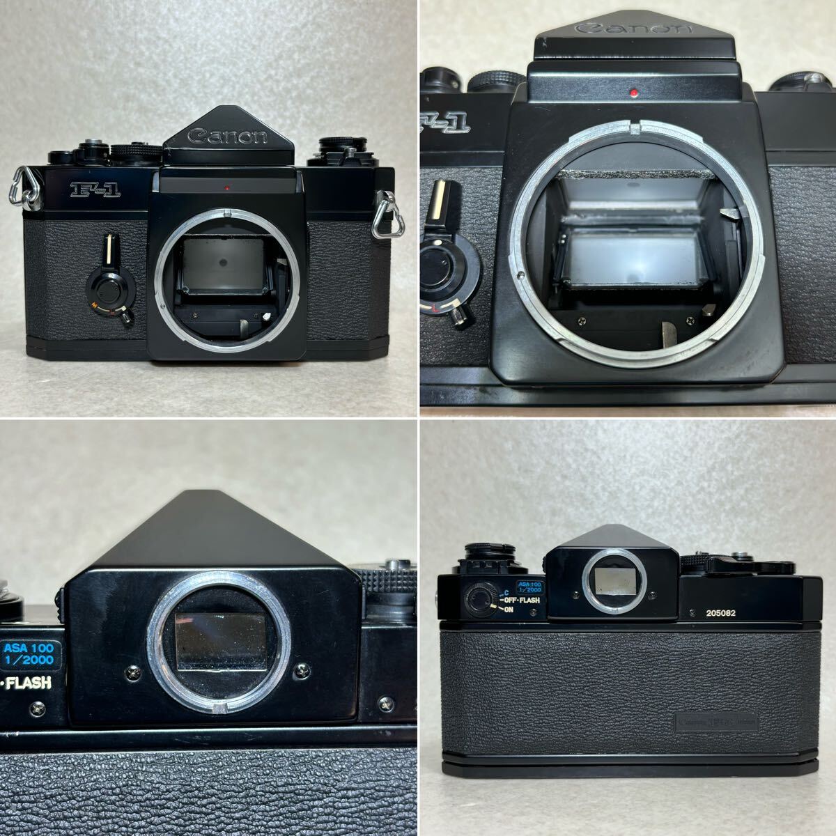 W3 - 9） Canon キャノン F-1 フィルムカメラ LENS FL 58mm 1:1.2 レンズ _3