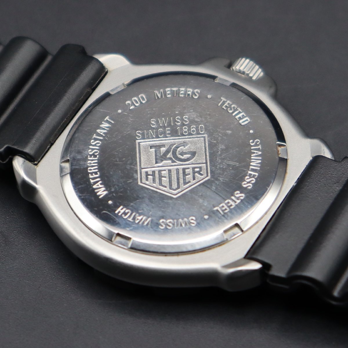 TAG HEUER タグホイヤー フォーミュラー1 プロフェッショナル 200M防水 クォーツ 371.513 夜光文字盤 デイト 新品ベルト ボーイズ/メンズ_7