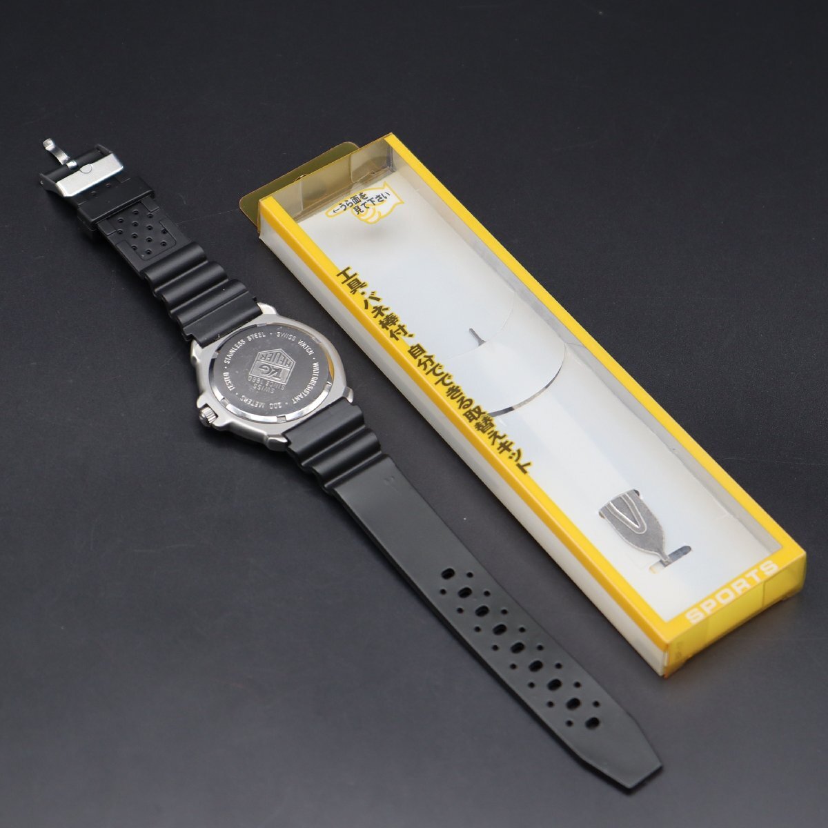TAG HEUER タグホイヤー フォーミュラー1 プロフェッショナル 200M防水 クォーツ 371.513 夜光文字盤 デイト 新品ベルト ボーイズ/メンズ_9