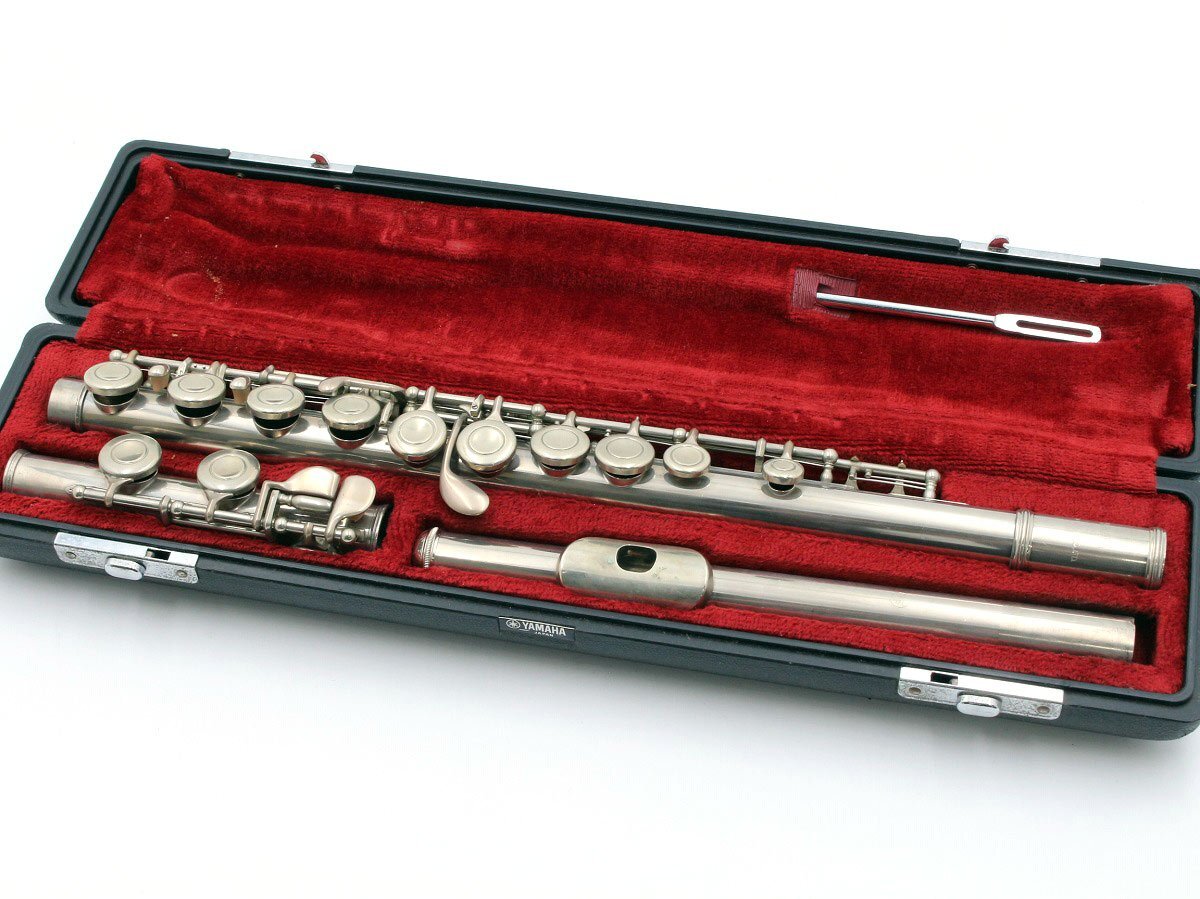 東f42909【中古】YAMAHA YFL-211 FLUTE JUNK ヤマハ フルート ジャンク 現状渡し 30462_1
