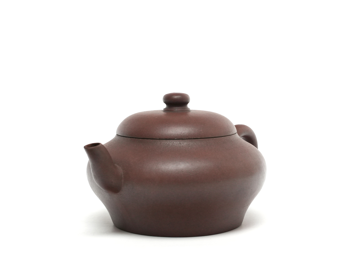 H249 大ぶり 朱泥急須 宜興窯 紫砂茶壺 茶器 茶道具 煎茶道具 陶器 骨董 唐物 中国古美術 古玩 中国アンティーク_3