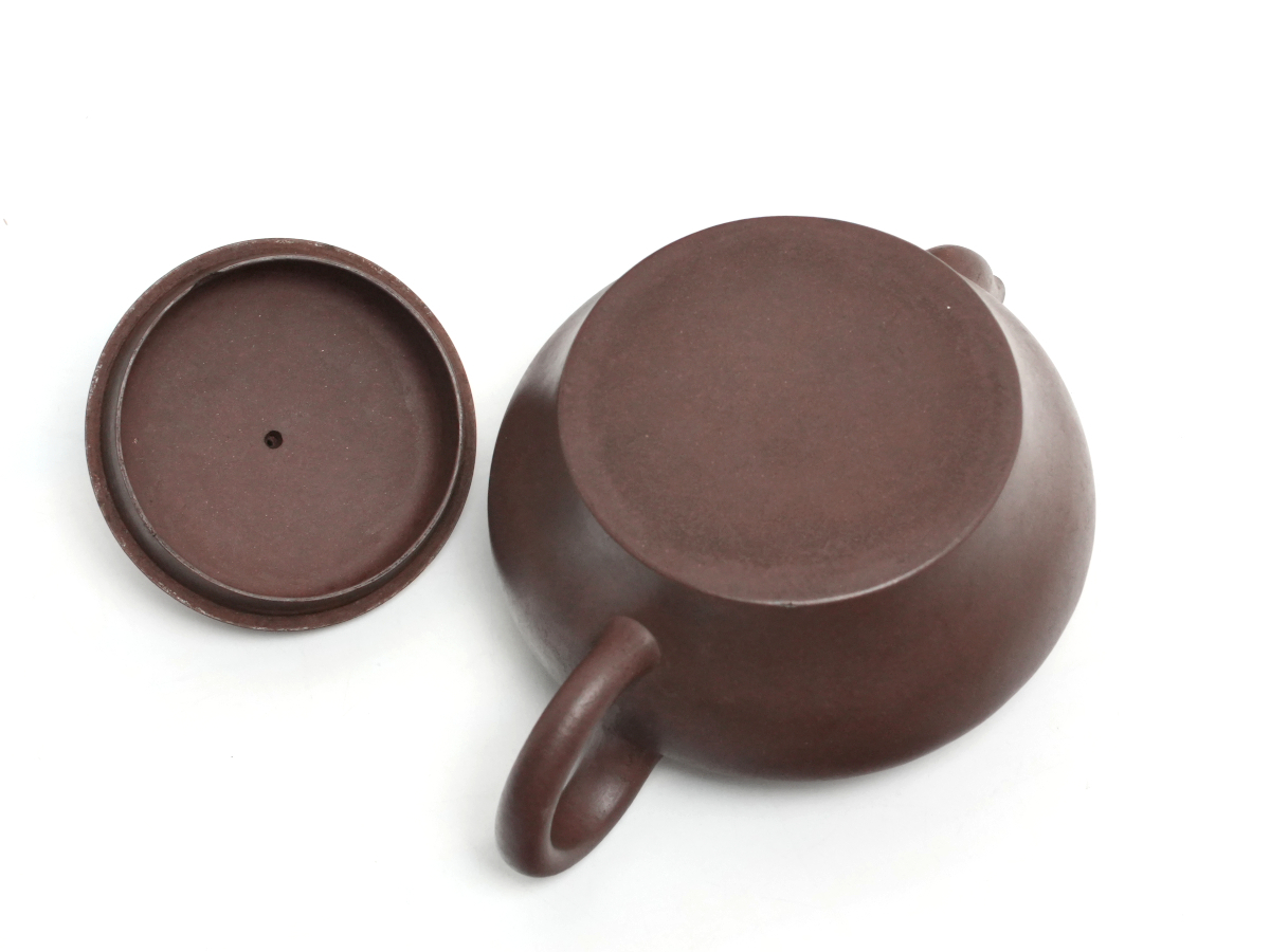 H249 大ぶり 朱泥急須 宜興窯 紫砂茶壺 茶器 茶道具 煎茶道具 陶器 骨董 唐物 中国古美術 古玩 中国アンティーク_5